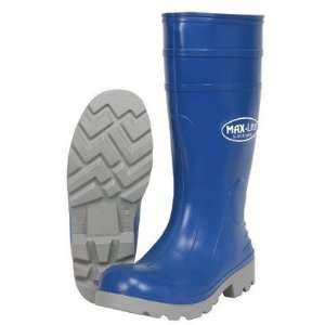 River City   Max Lite Boots 16 Pu Knee Boot Mens Plain Toe  Blue/Gray 