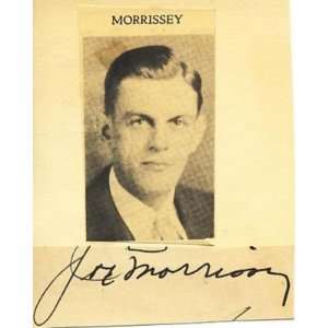  Jo jo Morrissey Signature Cut Psa Dna Coa Auto   MLB Cut 