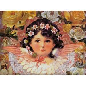 Victorian Angels Image No 182 Sheet of 21 Personalised Glossy Stickers 