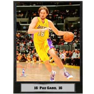 Pau Gasol Photograph Nested on a 9x12 Plaque