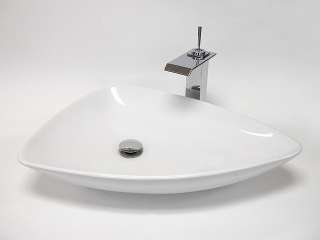 White Porcelain Ceramic Vanity Vessel Sink Bathroom Bowl Basin Special 