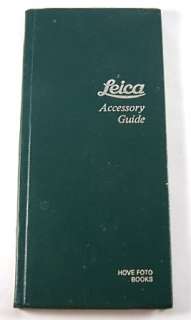   Accessory Guide by Hove Foto Books (1st English Edition, 1984) RARE