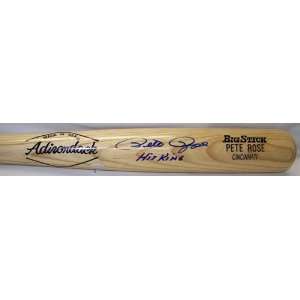  Pete Rose Signed Bat   with Hit King Inscription 