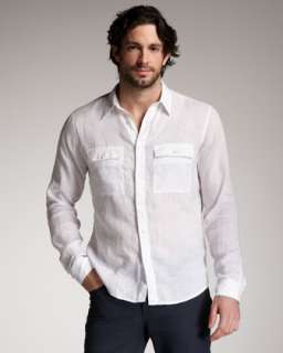 Patch Pocket Linen Shirt  