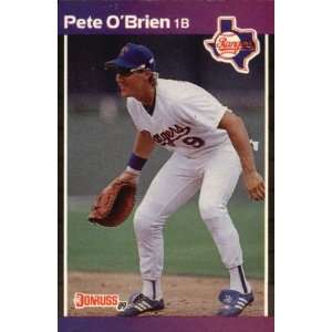  1988 Leaf Peter (Pete) Michael Obrien # 107 Sports 