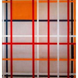 Hand Made Oil Reproduction   Piet Mondrian   32 x 34 inches   New York 