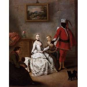  Hand Made Oil Reproduction   Pietro Longhi   32 x 40 