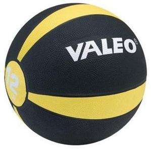 Valeo Exercise Medicine Ball, 12 lbs   Yellow 736097006402  