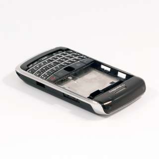 BlackBerry 9700 BOLD 2 BLACK W/ CHROME Full Housing Case NEW USA 