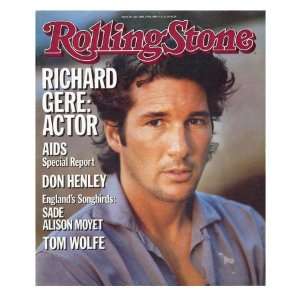  Richard Gere, Rolling Stone no. 446, April 25, 1985 