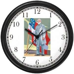  Robert E. Lee Americana Wall Clock by WatchBuddy Timepieces (Hunter 