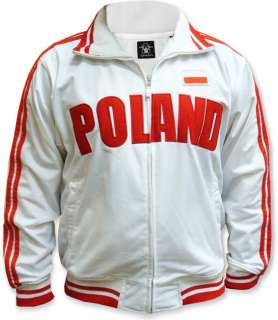   International Country Track Jacket Polska Polish World Cup Soccer