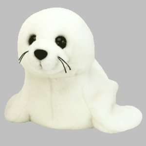    TY Beanie Buddy   SEAL the White Seal (seamore) Toys & Games
