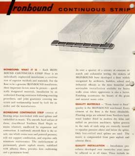 Robbins Gym Flooring Asbestos Mastic Underlayment 1963  