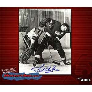  Sid Abel Autographed/Hand Signed Detroit Red Wings 8 x 10 