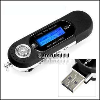8GB WMA  MUSIC PLAYER FM RADIO VOICE RECORDER WITH LCD SCREEN BLACK 