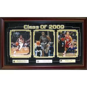   & Stephen Curry Framed Class of 2009 Triple 8x10 