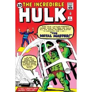   Hulk and Metal Master Fighting by Steve Ditko, 48x72