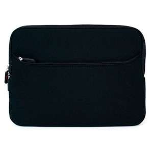 Black Sleeve Case w/ Pocket Fujitsu Stylistic Q550 10.1 Inch Tablet PC 