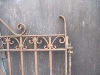Old Pair of Large Iron Garden Gates  