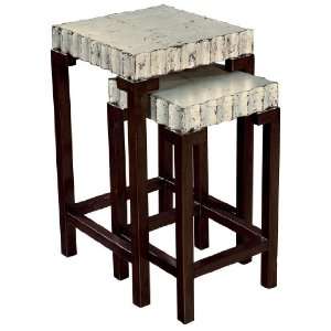 Ty Pennington Scatter Table with Silver Leaf Finish by Howard Miller 