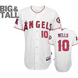 Vernon Wells Jersey Big & Tall Majestic Home White Authentic Cool 