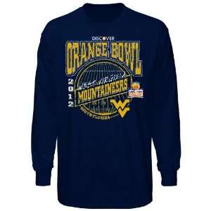 NCAA West Virginia Mountaineers 2012 Orange Bowl Long Sleeve T Shirt 