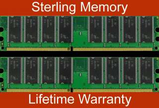 2GB (2X1GB) MEMORY FOR GIGABYTE GA 8I865GME 775 RH 8I865GMF 775 