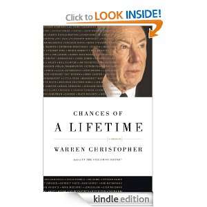 Chances of a Lifetime Warren Christopher  Kindle Store