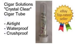 The Cigar Solutions Crystal Clear Cigar Tube