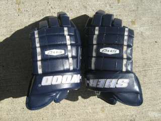 Sherwood 9950 PRO X Pro Stock 15.5 Gloves Navy Blue  