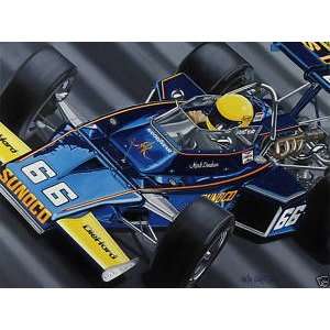 Mark Donohue   Colin Carter Autographed Limited Edition 1972 Indy 500 