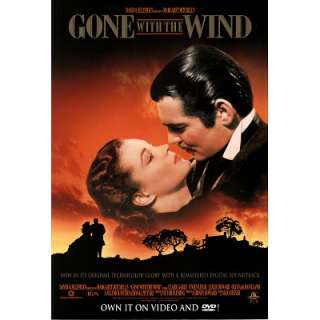 Title Gone with the Wind Movie, Rhett Butler and Scarlett OHara 