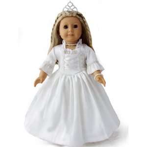  Wedding Dress Set for 18 Inch Dolls Toys & Games