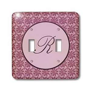   floral pattern all in rose pink monotones   Light Switch Covers