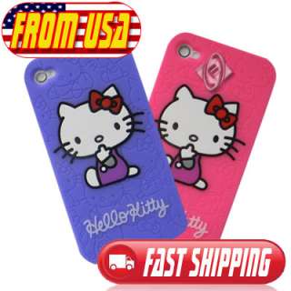 Cute Hello Kitty Home Button Sticker for iPhone iPad iPod 1 2 3 4 G 4S 
