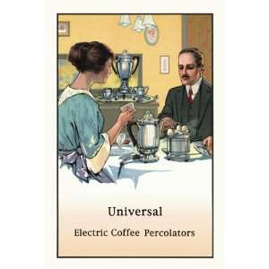   Poster, Universal Electric Coffee Percolators   20x30