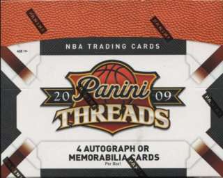 2009/10 Panini Threads Basketball Hobby Box  
