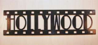 Metal Wall Art Home Theater Decor Hollywood Film  
