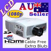 HD Projector 1080p for Home Cinema & Games Consoles  