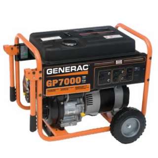 Generac Portable Generator GP7000 Series 7000 Watts 410cc OHVI Engine 