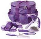 Horse 6 Piece Grooming Kit & Multi Pocket Carry bag