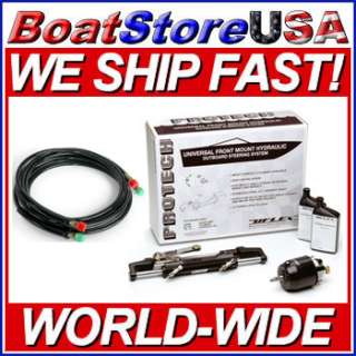 Uflex Protech 2 Boat Hydraulic Steering Kit With Hoses  
