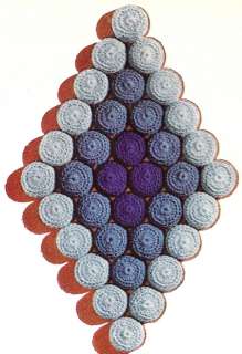 Vintage Crochet PATTERN Bottle Cap Hot Plate Pad Mat  