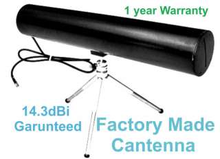 Black Yagi Antenna 2.4Ghz Desktop WiFi Booster 14dBi  