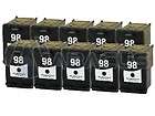   Black Ink Jet Cartridges for HP 98 PhotoSmart C 4150 Printer