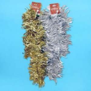  Garland 4 Foot Wavy Tinsel 2 Assorted Case Pack 48