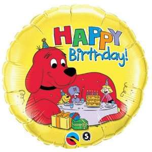    Happy Birthday Clifford Red Dog 18 Balloon Mylar