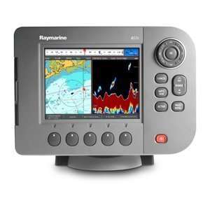 Raymarine A57D 5.7 Fishfinder / Chartplotter Combo with Transom mount 