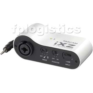   ixz microphone instrument interface for ipad iphone and ipod touch